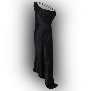 Meshki Black Asymmetrical Dress